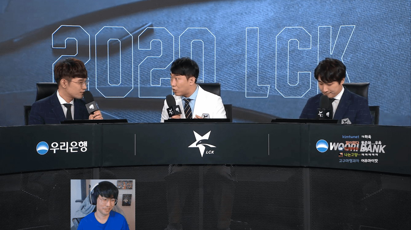 Ambition claims he is watching the playoffs to learn about Gen.G's opponent in the finals, yet each time T1 gains an advantage, he shows unusual excitement.