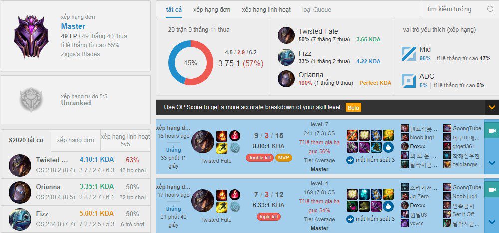 Dopa seems to have found the right mouse after a break and started playing League of Legends again, climbing up to Master with his smurf account