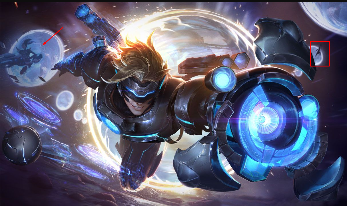 An mysterious figure is also chasing Ezreal