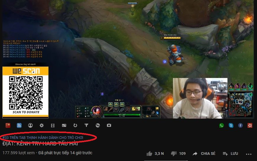 And cracked the #33 trending tab on YouTube Gaming
