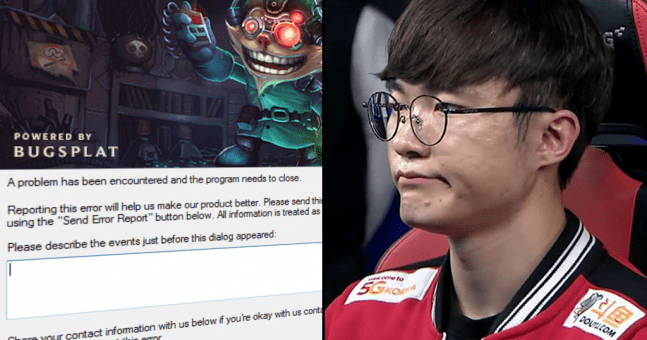 Even Faker encounters bugs, that says it all