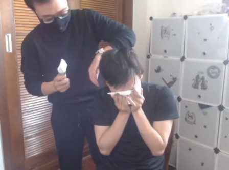 A man must keep his word, although he really wants to cry right now