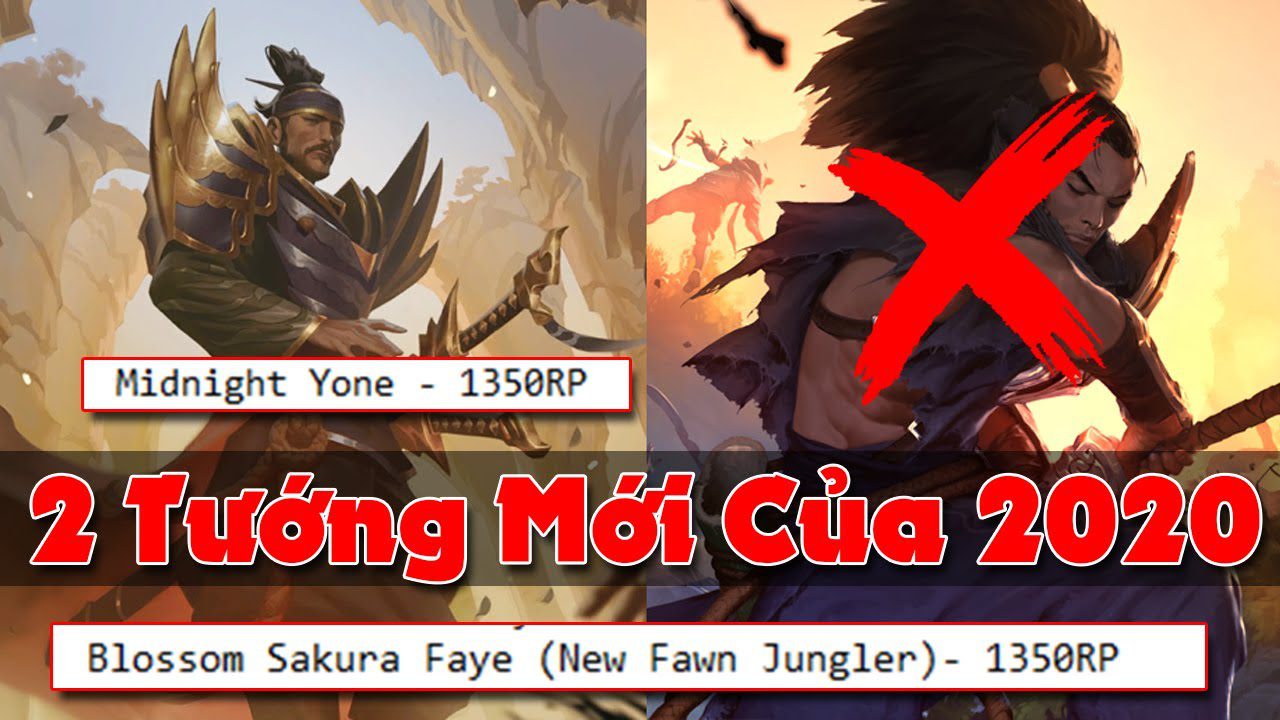 Faye (top) and Yone (bottom) are believed to be the new champions of League of Legends in 2020