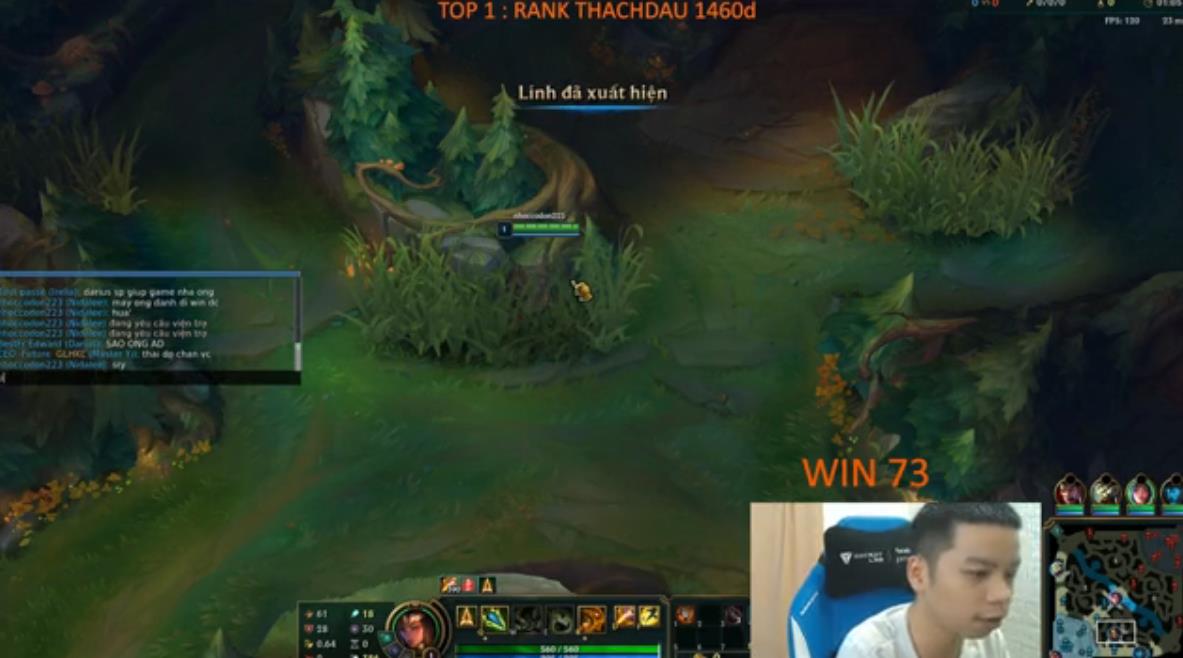 Unlike many other 'funny' streaming channels, Hiếu's channel focuses on skills and especially his distinctive Hue accent