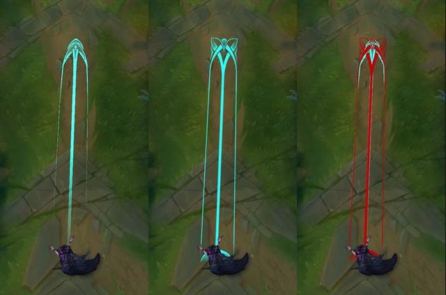 The same issue occurs with Morgana and her Dark Binding ability