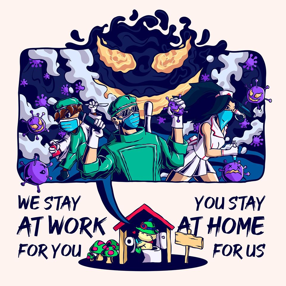 Be like Teemo, heed the call to stay home for the community and don't hide in bushes randomly