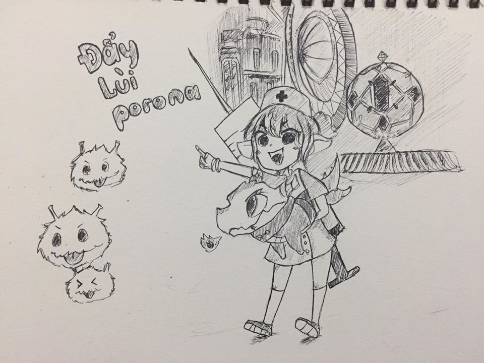 Comparing cute Poro with Coronavirus seems a bit unfair, but the idea is so cute, so it's alright