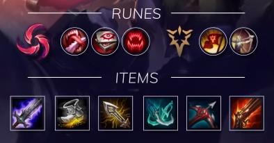 Recommended runes and items for Tristana Mid Lane