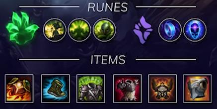 Recommended runes and items for Maokai
