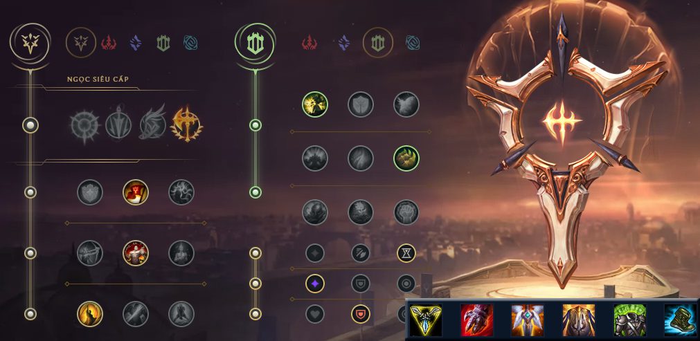 Recommended runes and items for Poppy