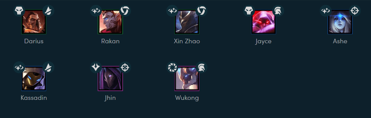Late game is when your 3-star champions shine to finish the match