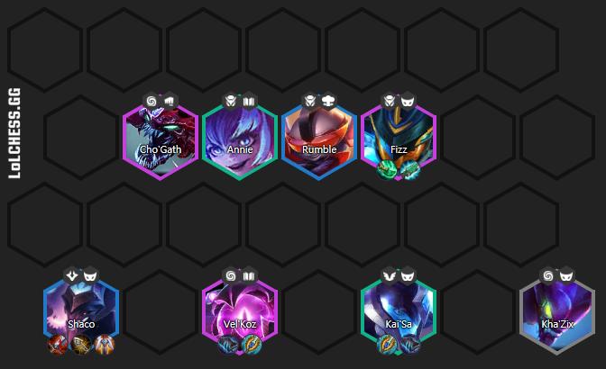 The lineup includes 4 carries with various types of damage