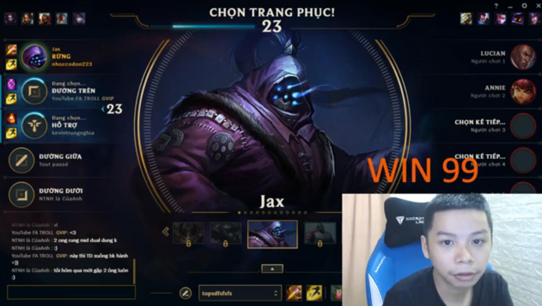 Teammates discovered him and immediately banned Nidalee to troll the game
