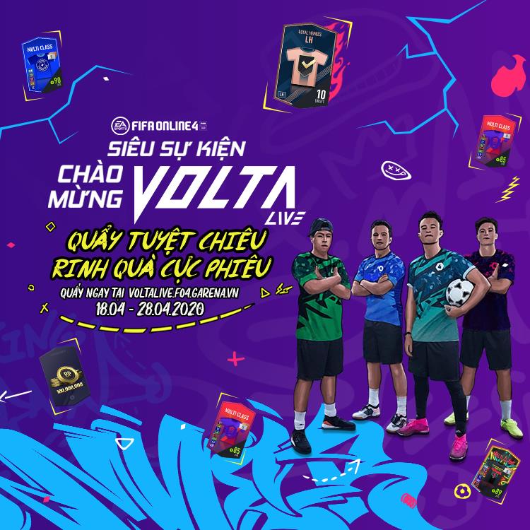 The exciting super event welcoming Volta Live from FIFA Online 4.