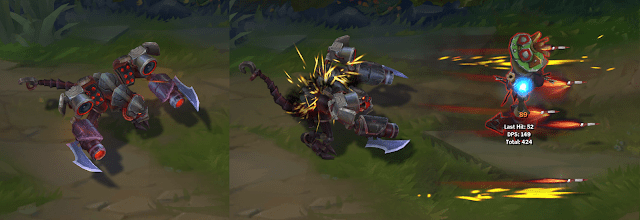 The effect of E - Vorpal Spikes will now launch mini rockets