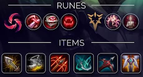 Recommended runes and items for Twitch AD Carry
