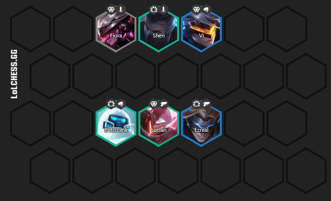 Utilize the superior damage of Cybernetic units and the attack speed from Chrono to secure a winning streak