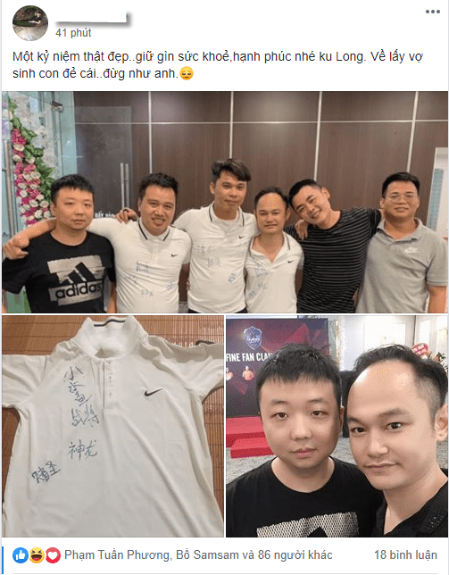 Many Vietnamese audiences are fans of the 'Dragon God' of Chinese AoE