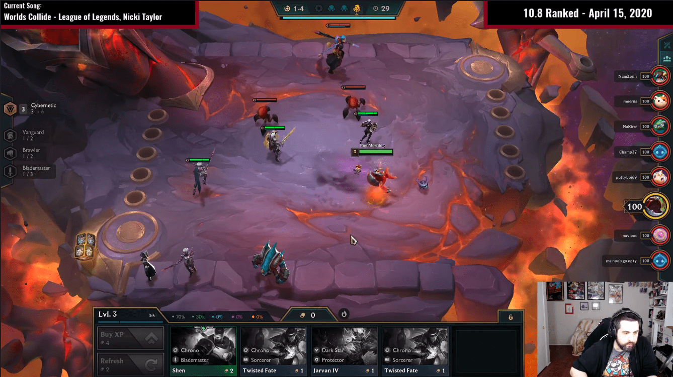 Riot Mortdog proves on stream that Teemo is in Teamfight Tactics.