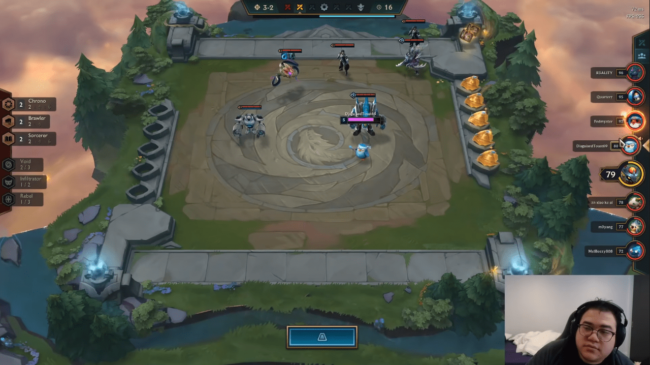 Top players in Teamfight Tactics constantly observe the enemy team's composition throughout the match, and you should do the same