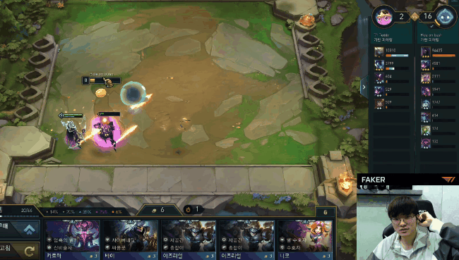 This Top 1 match helped Faker rank up 2 tiers, reaching Bronze I