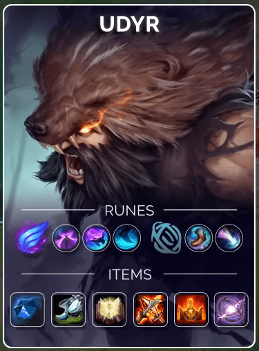 How to choose runes that enhance Udyr Speedster's movement speed