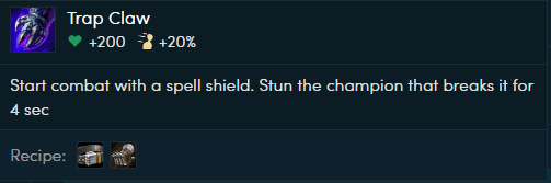 You need to use Trap Claw wisely and stun the right target