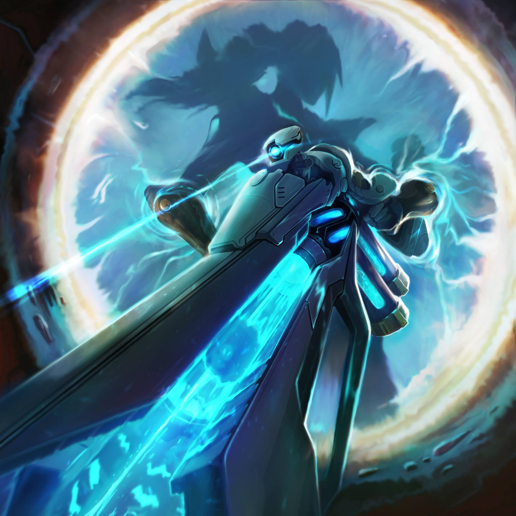 This portal closely resembles the one that appeared with Caitlyn's Ultimate Weapon skin