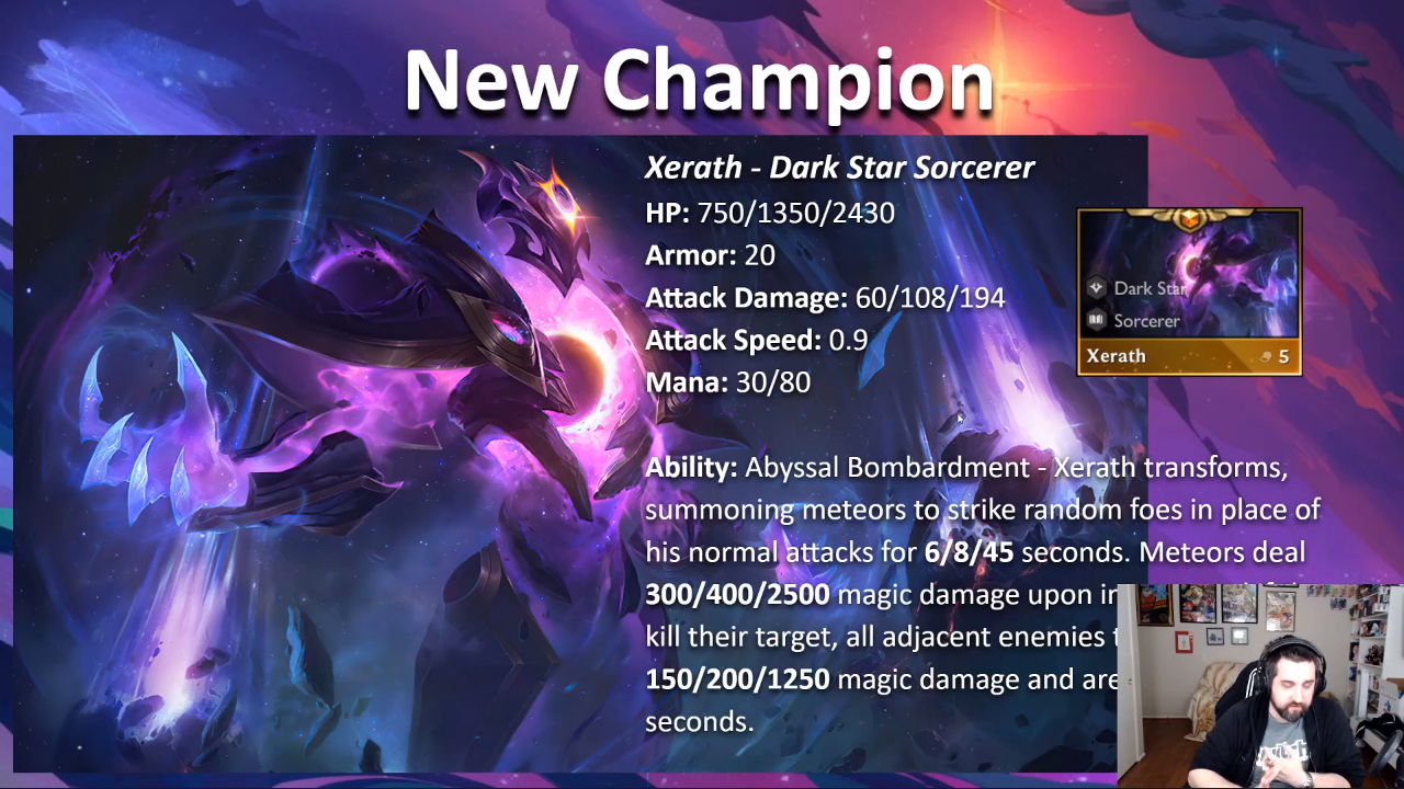 Xerath is a strong 5-cost unit and great for finishing matches