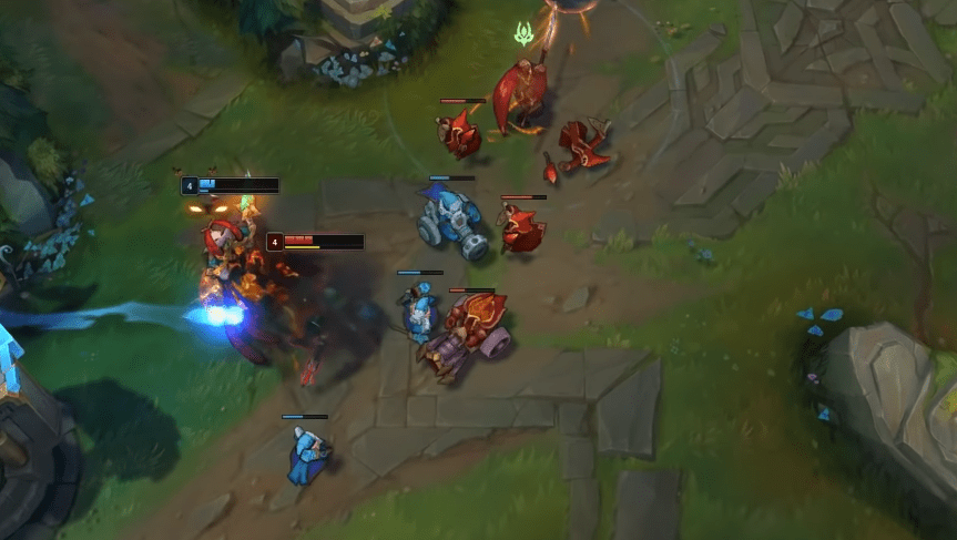 Don’t just farm passively; always look for ways to trade damage and even kill the enemy if the opportunity arises