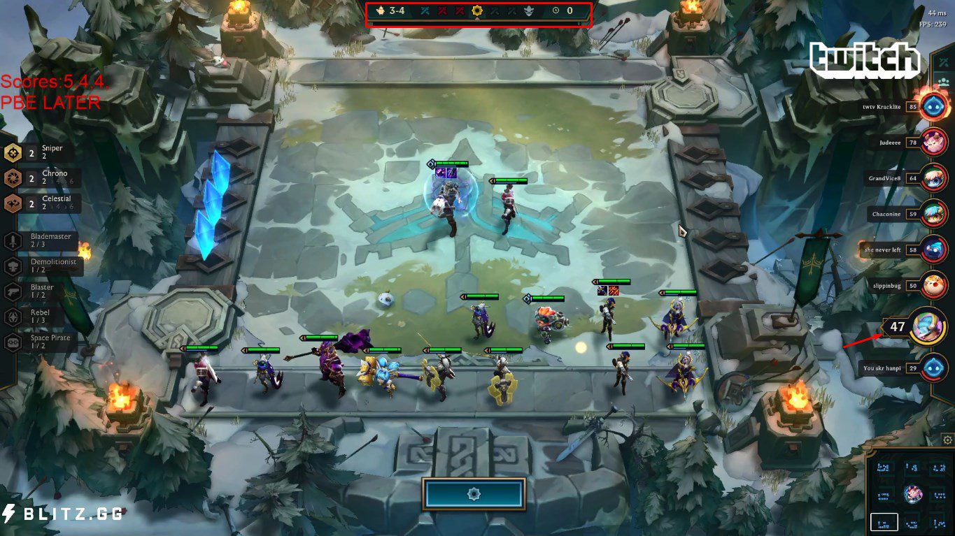 Even KittingisHard, a Challenger player, couldn't survive with only 47 health despite the game not even reaching stage 4