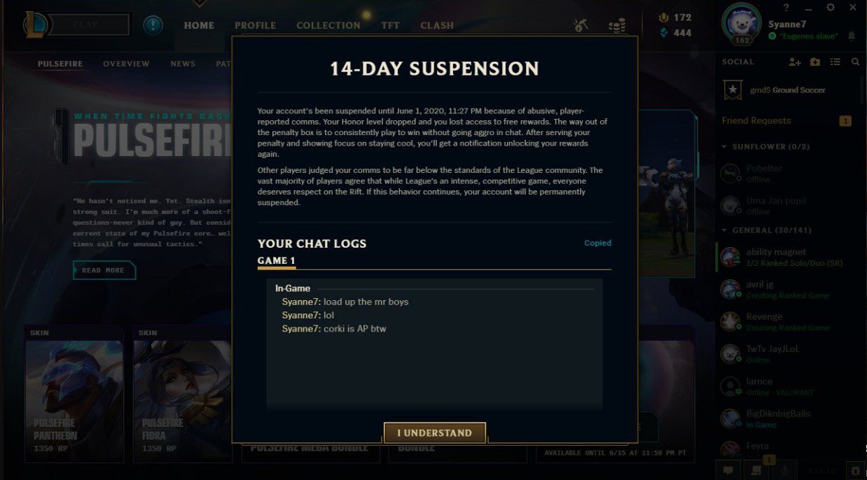 Syanne's chat line simply said 'buy magic resistance items, lol. Corki deals a lot of magic damage.'