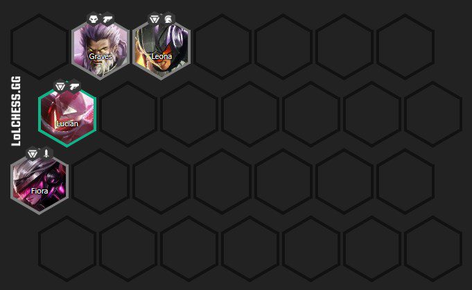 Starting the match with Lucian