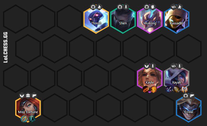 However, if you cannot upgrade your Vanguard and Fiora to 3 stars, you can gradually transition to a basic Kayle - Time Traveler