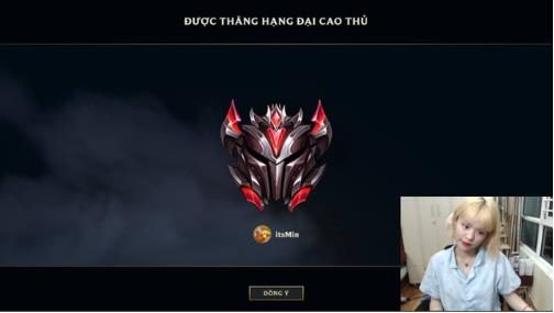 Grandmaster rank right on stream.