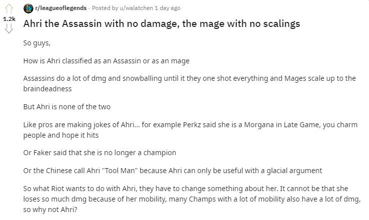 The article points out the inconsistencies in Ahri's character design