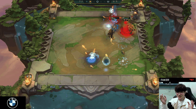 An unprecedented round of applause from Chairman Faker