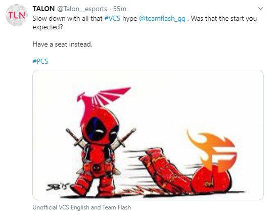 The trash talker of VCS now gets trolled back without missing a beat