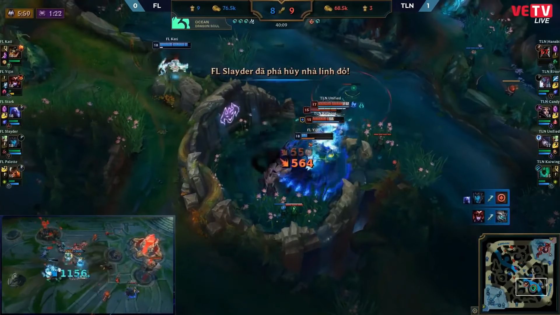 In addition to the lane swap strategy, Yijin was the brightest star of Flash in the second game, excelling in controlling major objectives and making a miraculous Elder Dragon steal at the end of the match