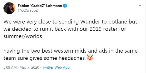 Coach Grabbz was more serious when he simply stated that they are returning to the 2019 lineup