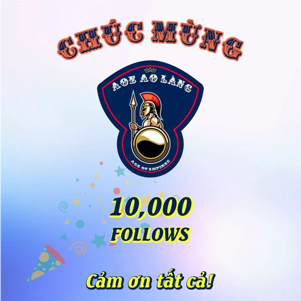 The AoE Ao Làng fan page is a non-sponsored fan page of any AoE company, yet it reached 10,000 members just a few months after its establishment.