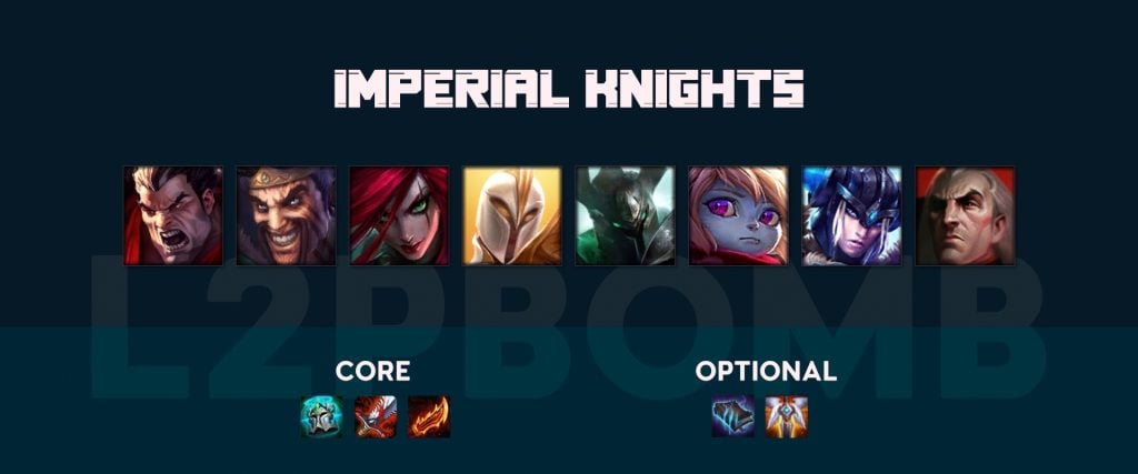 Empire - Knight, one of the many dominant team compositions of Season 1