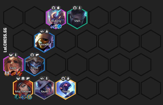 Team arrangement against Pilot - Spy