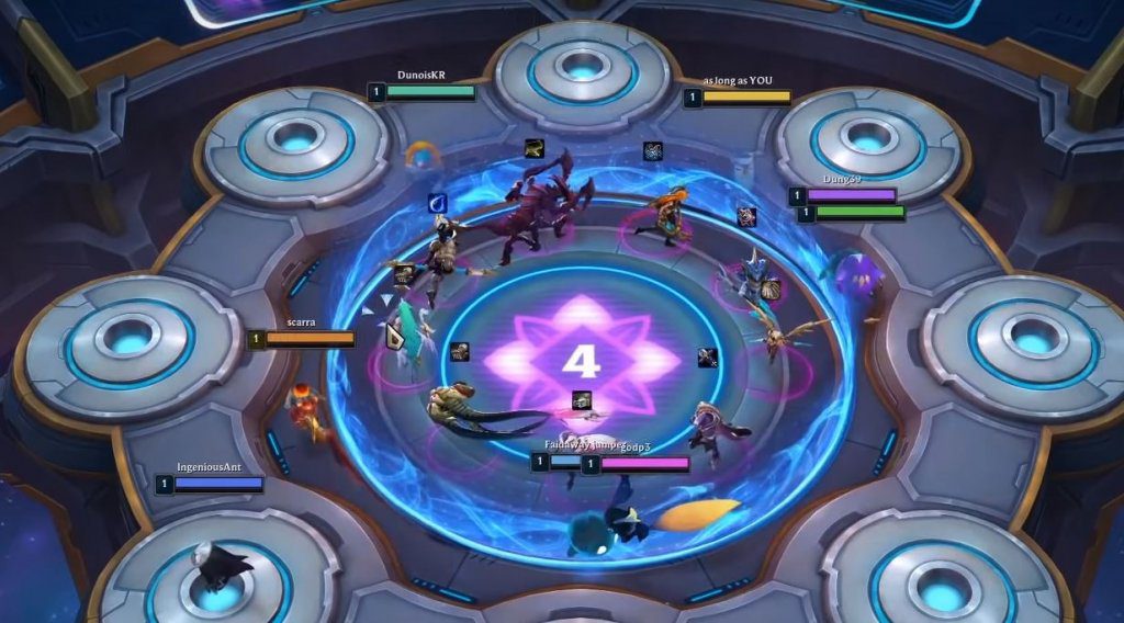 Teamfight Tactics Season 3 has a whole Galaxy revolving around the 4-cost champions