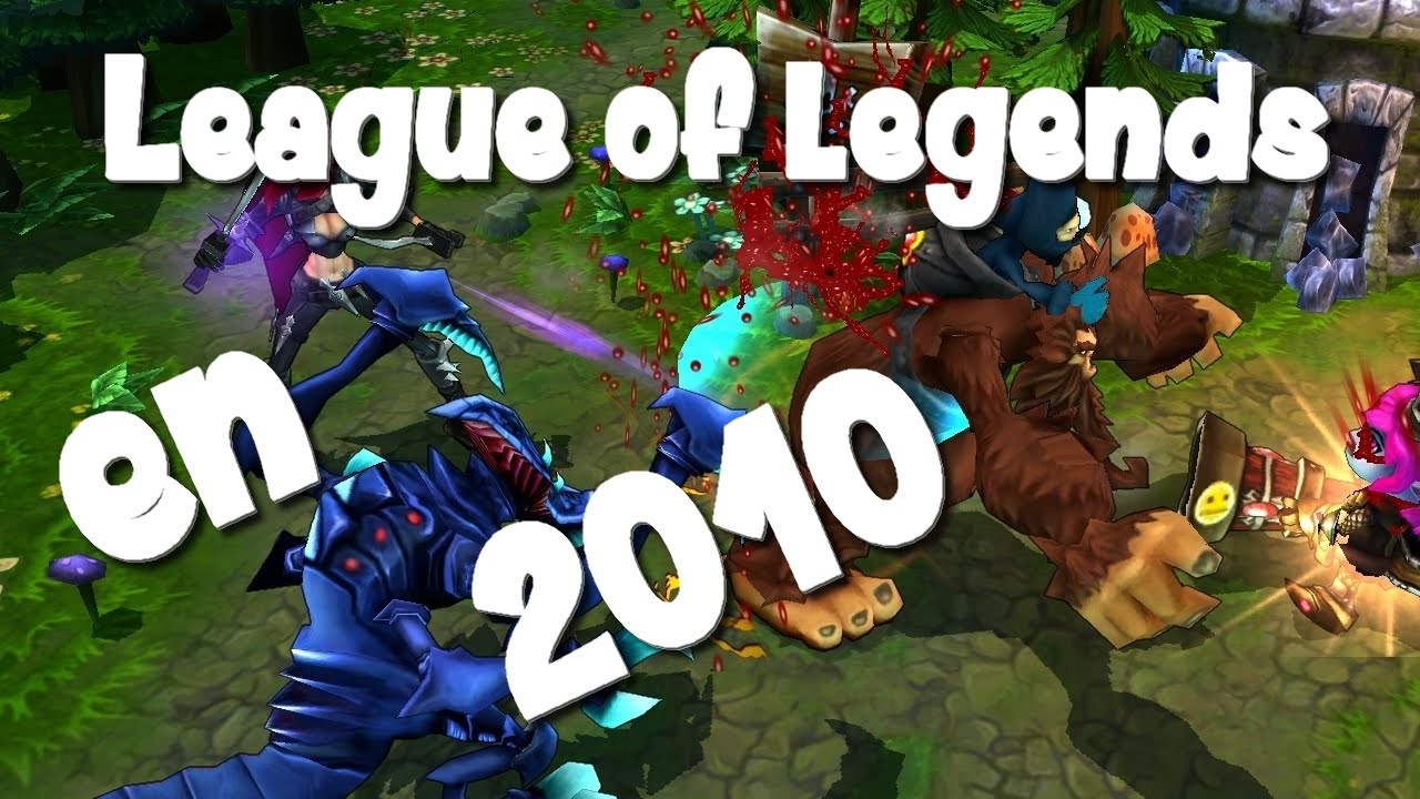 League of Legends in 2010 was still very rudimentary, and Riot Games didn't even have enough funds to publish the game themselves