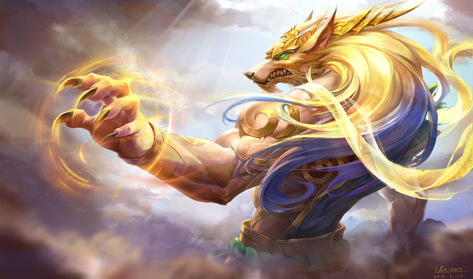 The God Dog fears nothing, only afraid of being kited