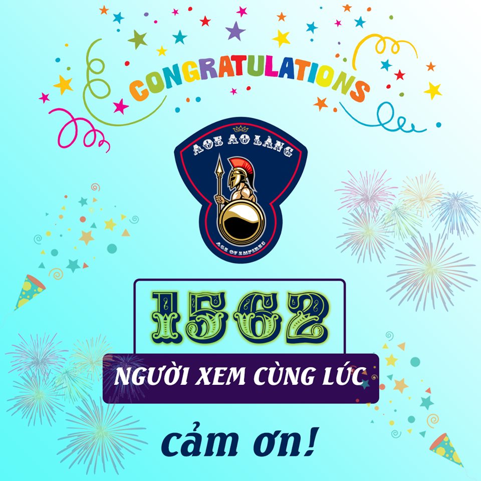 The match of 'Hanh Ha Giang' was streamed on the amateur AoE group Ao Lang and attracted over 1,000 viewers