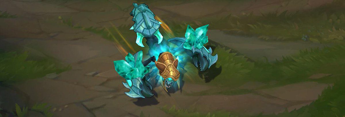 Skarner Desert Guardian skin was released over 5 years ago