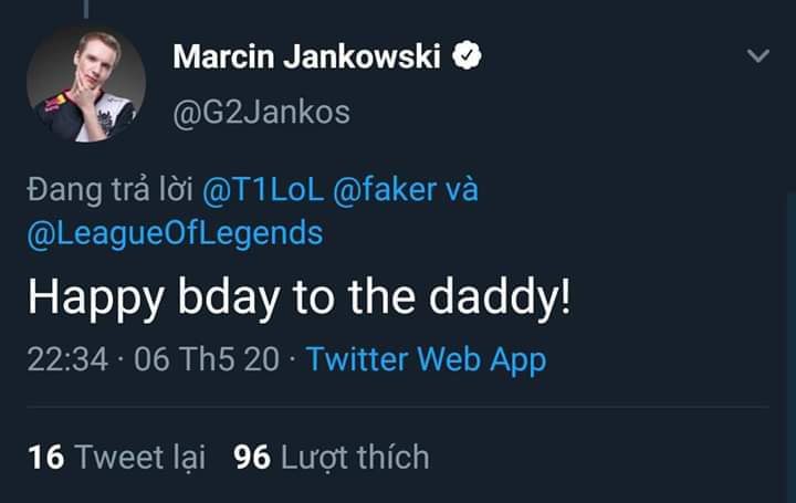 A special birthday greeting from a fanboy
