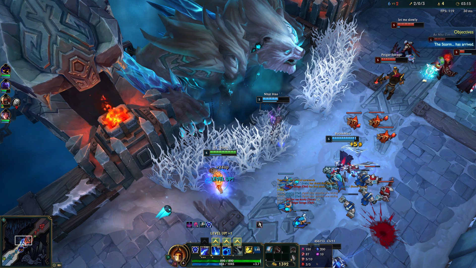 Volibear's rework has appeared on ARAM and is the cause of the crack on the bridge across the Howling Abyss